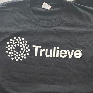 Trulieve Black Tee Shirt with White Print